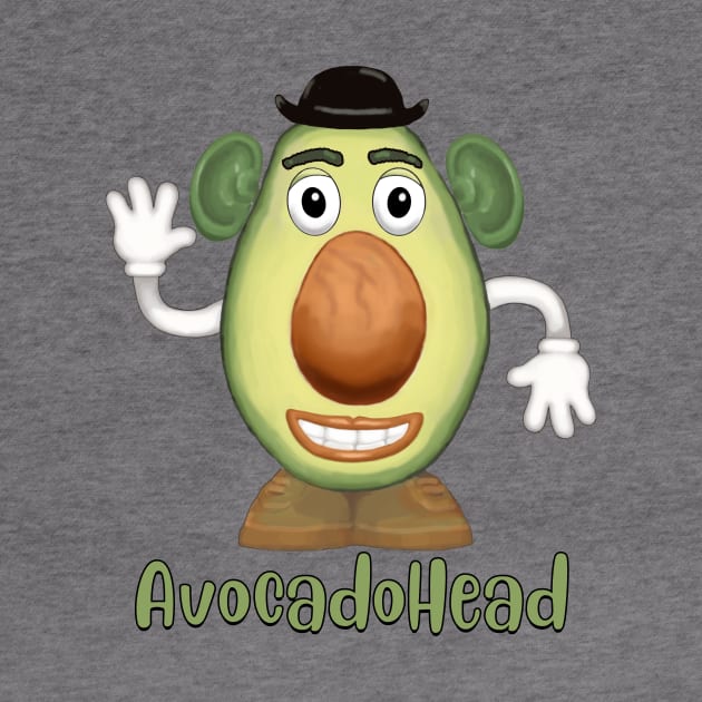 Avocado Head by ChuckDuncanArt